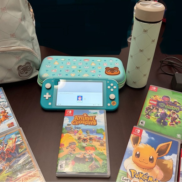 Mint Green Backpack and Nintendo Switch Lite Bundle - Picture 3 of 9